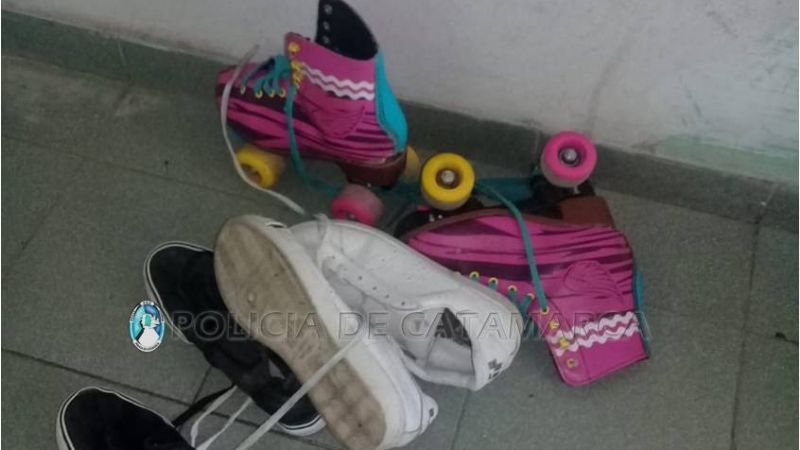 Atrapan a un ladrón que escapaba en una moto con elementos robados