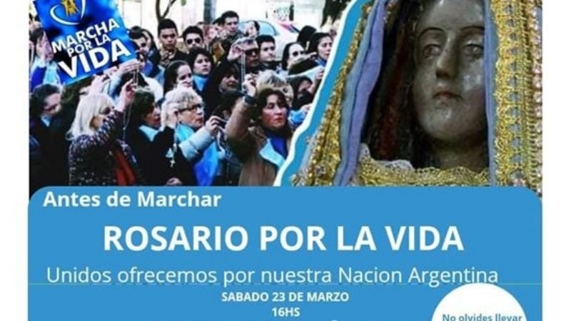 Rosario por la Vida y otras actividades en el Día del Niño por Nacer
