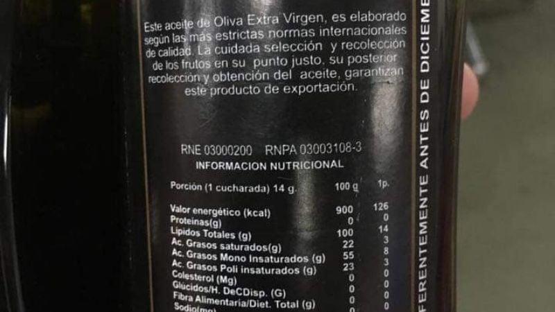 Aseguran que los aceites “Doña Icha” cuentan con todas las habilitaciones