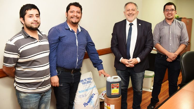 Insumos para la panadería solidaria de la Fundación Don Bosco
