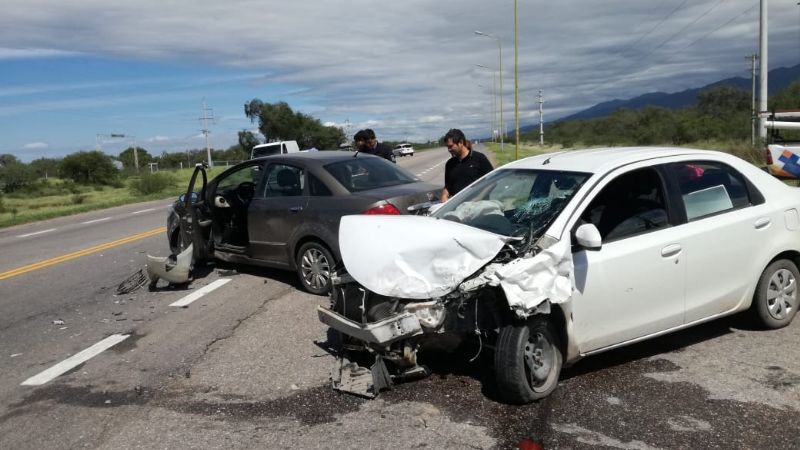 Fuerte choque en la ruta 38