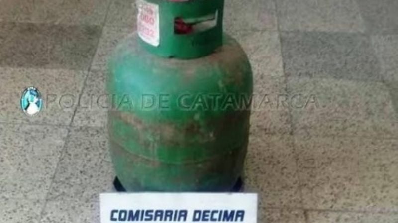 Secuestran una garrafa