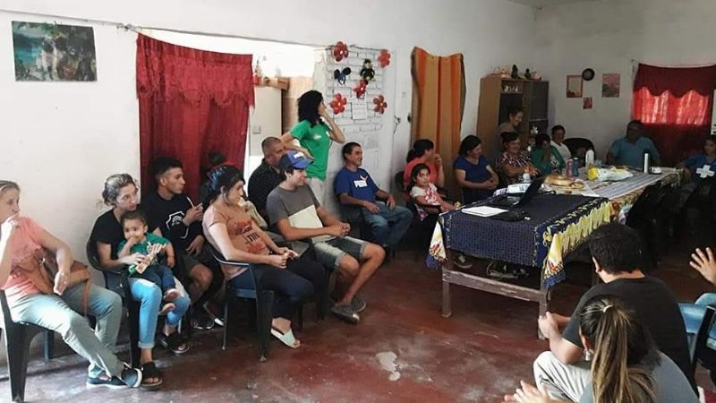 Capacitaron a productores caprinos en San Antonio de La Paz