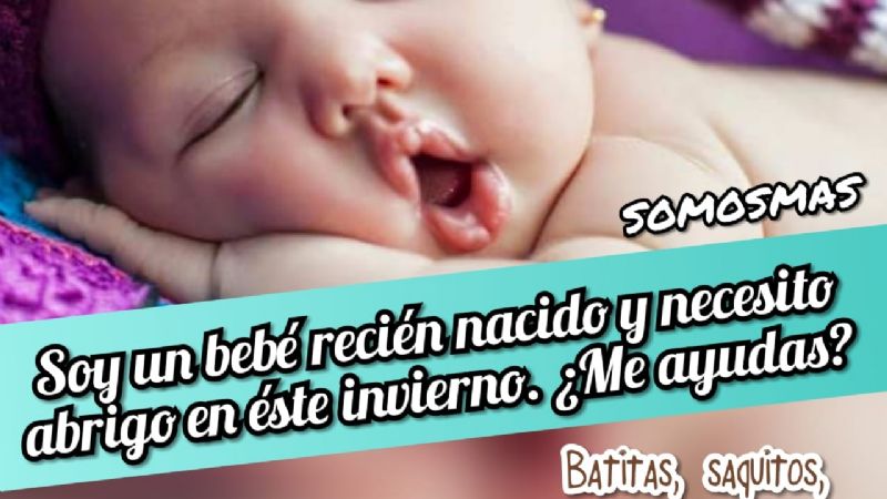 Recolectarán ropa de abrigo para bebés