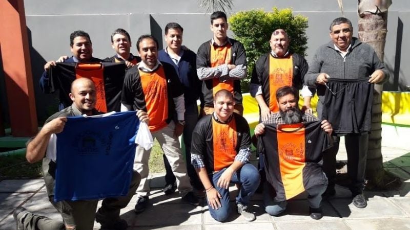 Entrega de indumentaria a empleados de OSPRERA