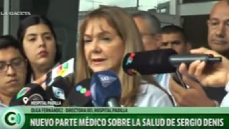 Nuevo parte médico de Sergio Denis: abrió los ojos