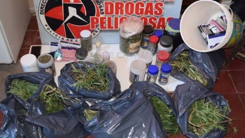 Operativo antidrogas en el sector Norte de la Capital