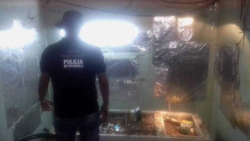 Operativo antidrogas en el sector Norte de la Capital