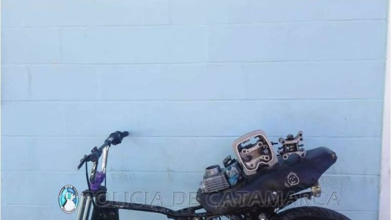 Secuestran una moto buscada desde el año pasado