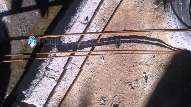 Tras un registro domiciliario, recuperan varillas de hierro robadas