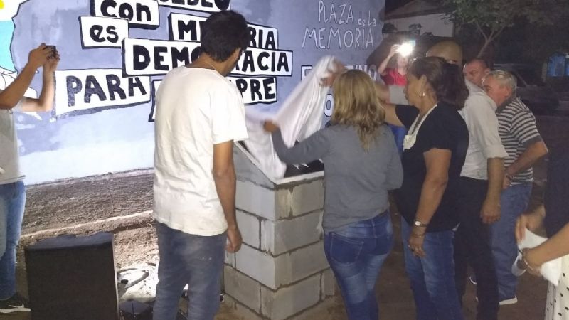 Emotiva inauguración de la Plazoleta de la Memoria "Faustino Gregorio Romero"