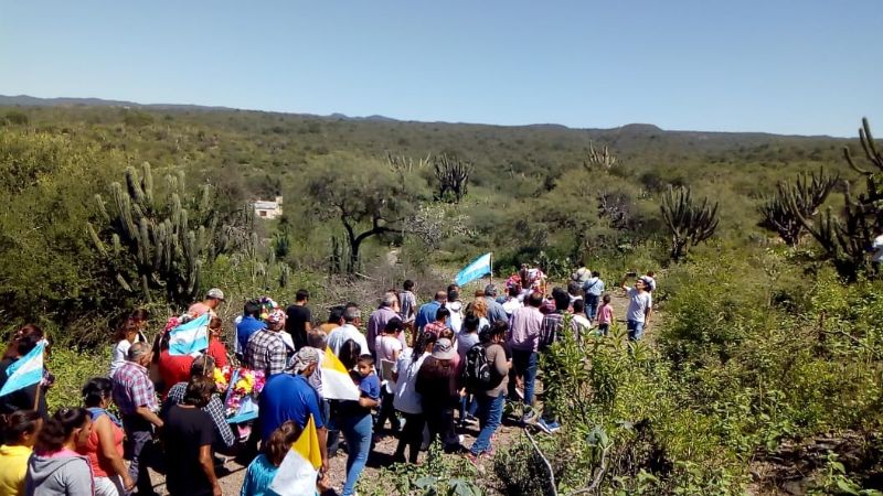 Procesión en honor al patrono San José en Río de La Dorada