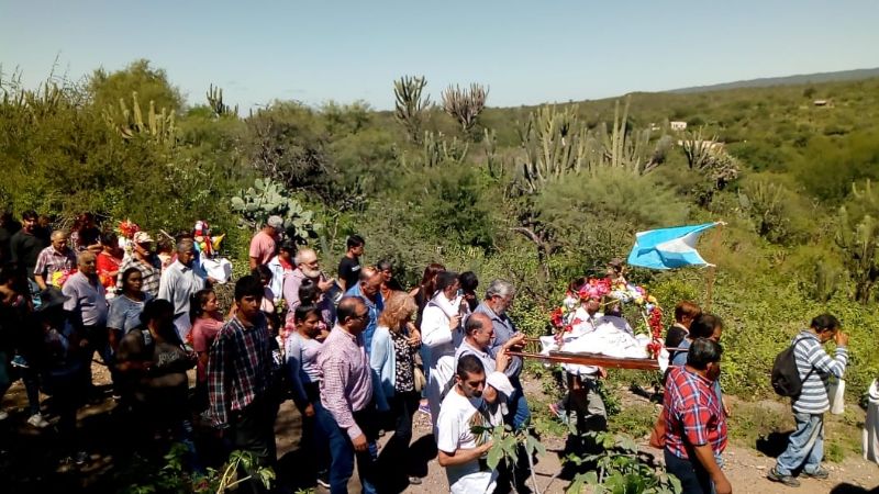 Procesión en honor al patrono San José en Río de La Dorada