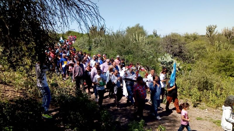Procesión en honor al patrono San José en Río de La Dorada