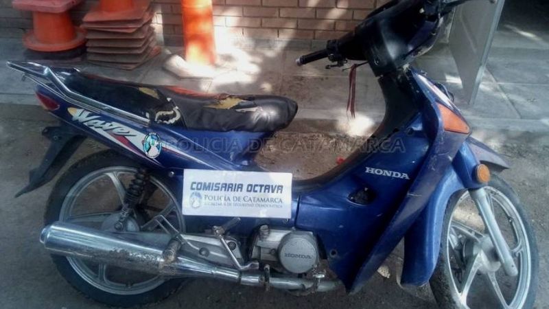 Recuperan una moto robada en la zona norte de la Capital