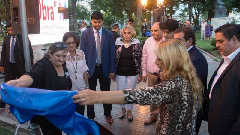 Lucía encabezó el acto por el “Día Nacional de la Memoria”