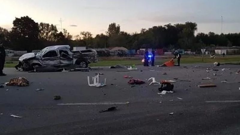 Nueve muertos en un accidente en Carmen de Areco
