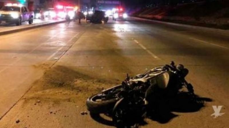 Motociclista lesionado tras derrapar en una moto