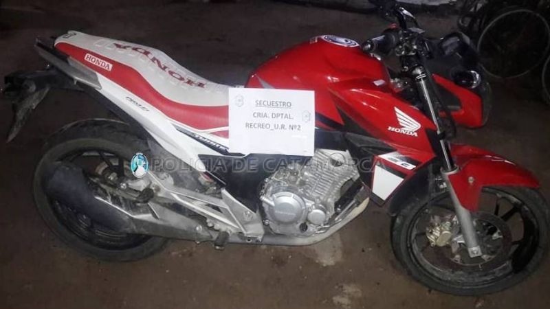 En Recreo, secuestran una moto requerida por la Justicia de Buenos Aires