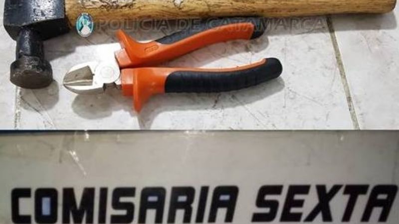 Compró herramientas robadas y las devolvió