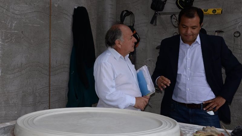 Se avanza con la obra de la plazoleta y monumento a los Héroes de Malvinas