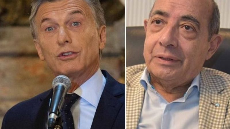 Tenso momento de Macri con Mario Pereyra, al aire