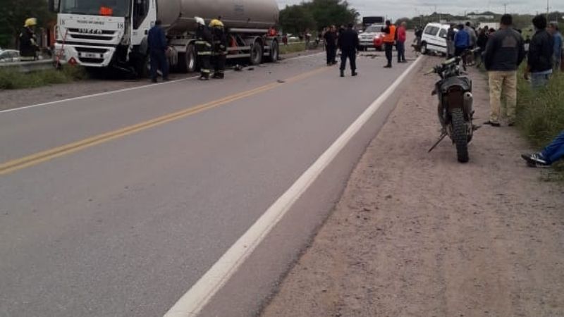 Violento choque en la ruta nacional N°157: un muerto