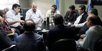 MICONE y el vice de Yamana reunidos con los miembros de la Intersindical Minera de Catamarca.