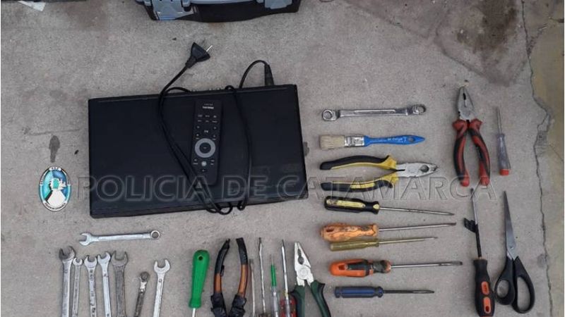 En allanamiento, recuperan elementos robados en Valle Viejo