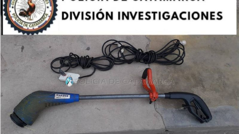 En allanamiento, recuperan elementos robados en Valle Viejo