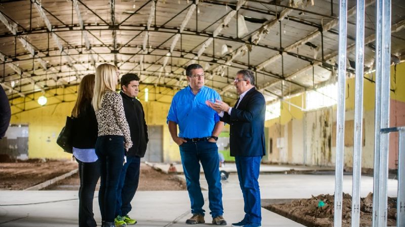 Avanza la obra del nuevo complejo educativo municipal