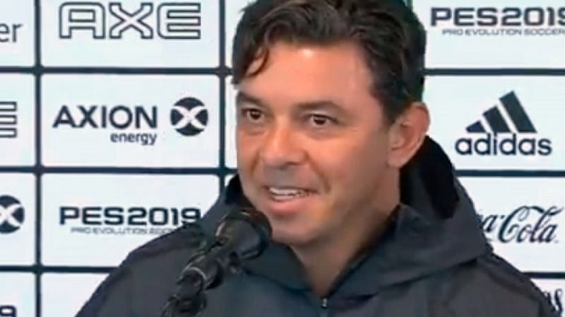 Gallardo: Boca…“esTAS como hace tres meses...”