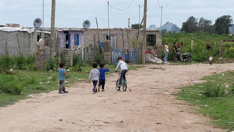 La mitad de los niños en Argentina son pobres