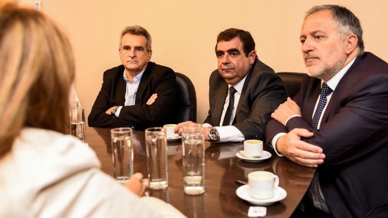 Legisladores provinciales recibieron a Agustín Rossi