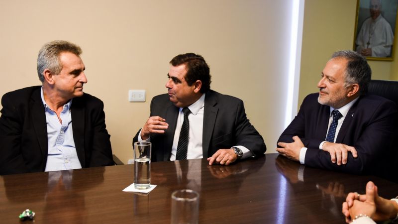 Legisladores provinciales recibieron a Agustín Rossi