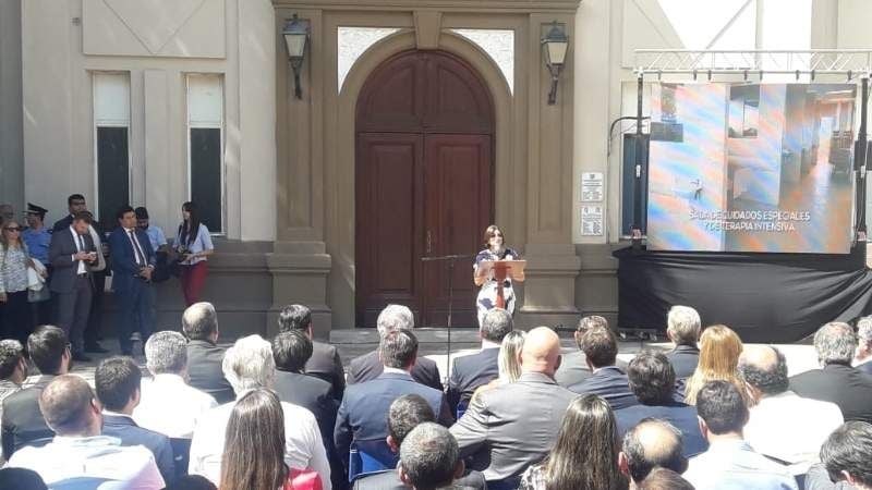 Corpacci y Frigerio inauguraron la ampliación del Hospital de Niños