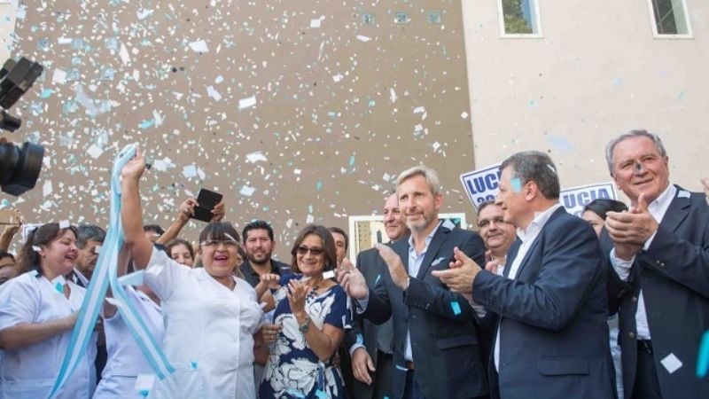 Corpacci y Frigerio inauguraron la ampliación del Hospital de Niños