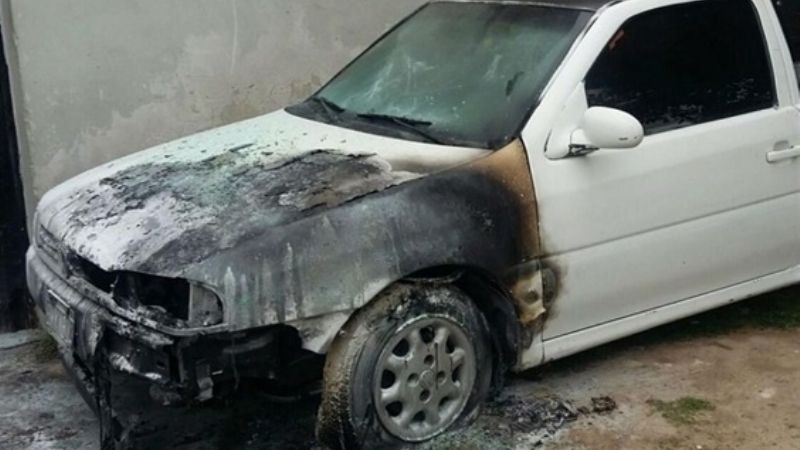 Se incendió un auto