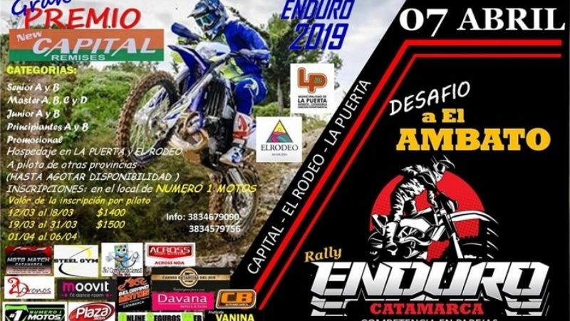 El enduro del NOA tendrá su fiesta con el “Desafío a El Ambato”