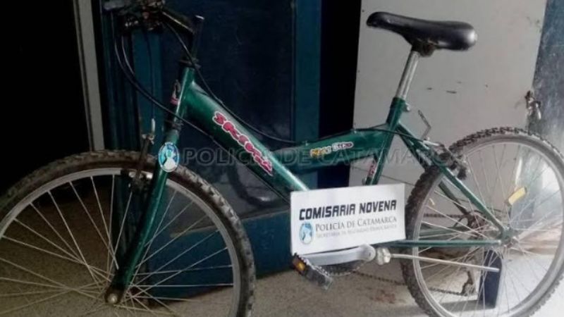 Recuperan una bicicleta