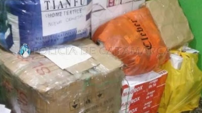 Secuestran mercadería ilegal valuada en $100.000