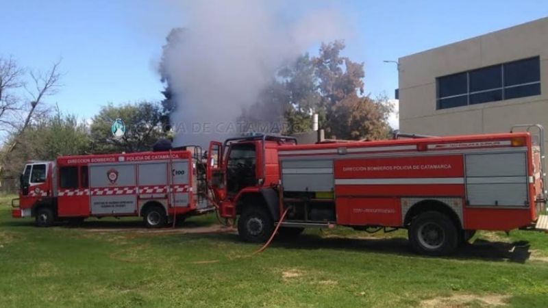 Incendio en una planta industrial de El Pantanillo