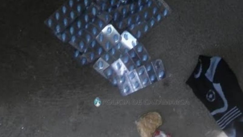 Tenía marihuana, cocaína, dinero y ansiolíticos