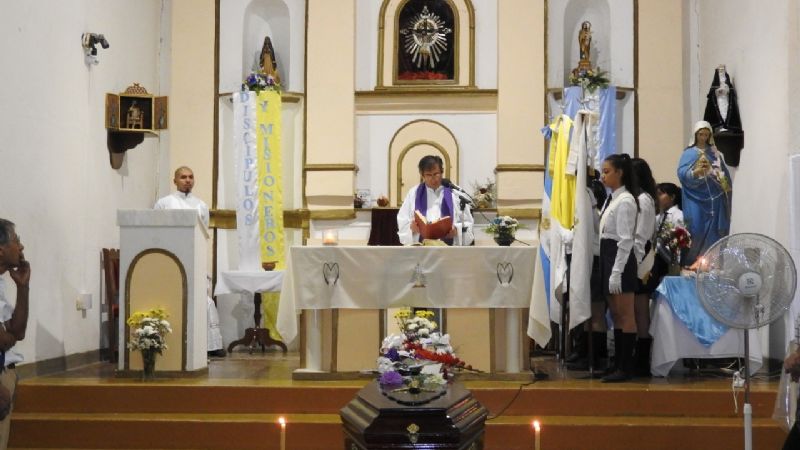 La comunidad de Choya despidió al Padre Antonio Bulacio