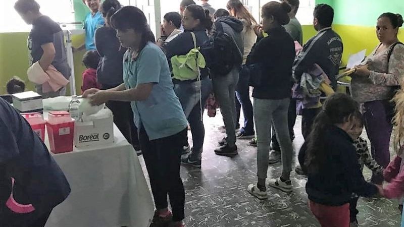 Control sanitario a niños y adolescentes en Valle Viejo