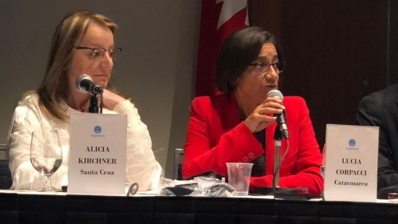 Lucía participó del panel Argentina Forum Day