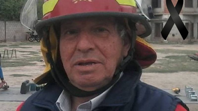 Profundo pesar por la muerte de un destacado bombero voluntario