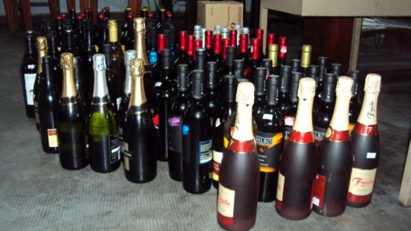 Secuestran una importante cantidad de bebidas alcohólicas en Valle Viejo