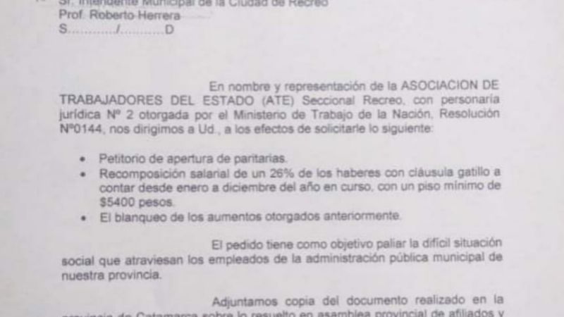 Municipales vuelven a la carga por el aumento salarial