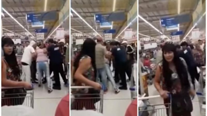 Efecto Macri: Mujeres se pelearon por una oferta de milanesas